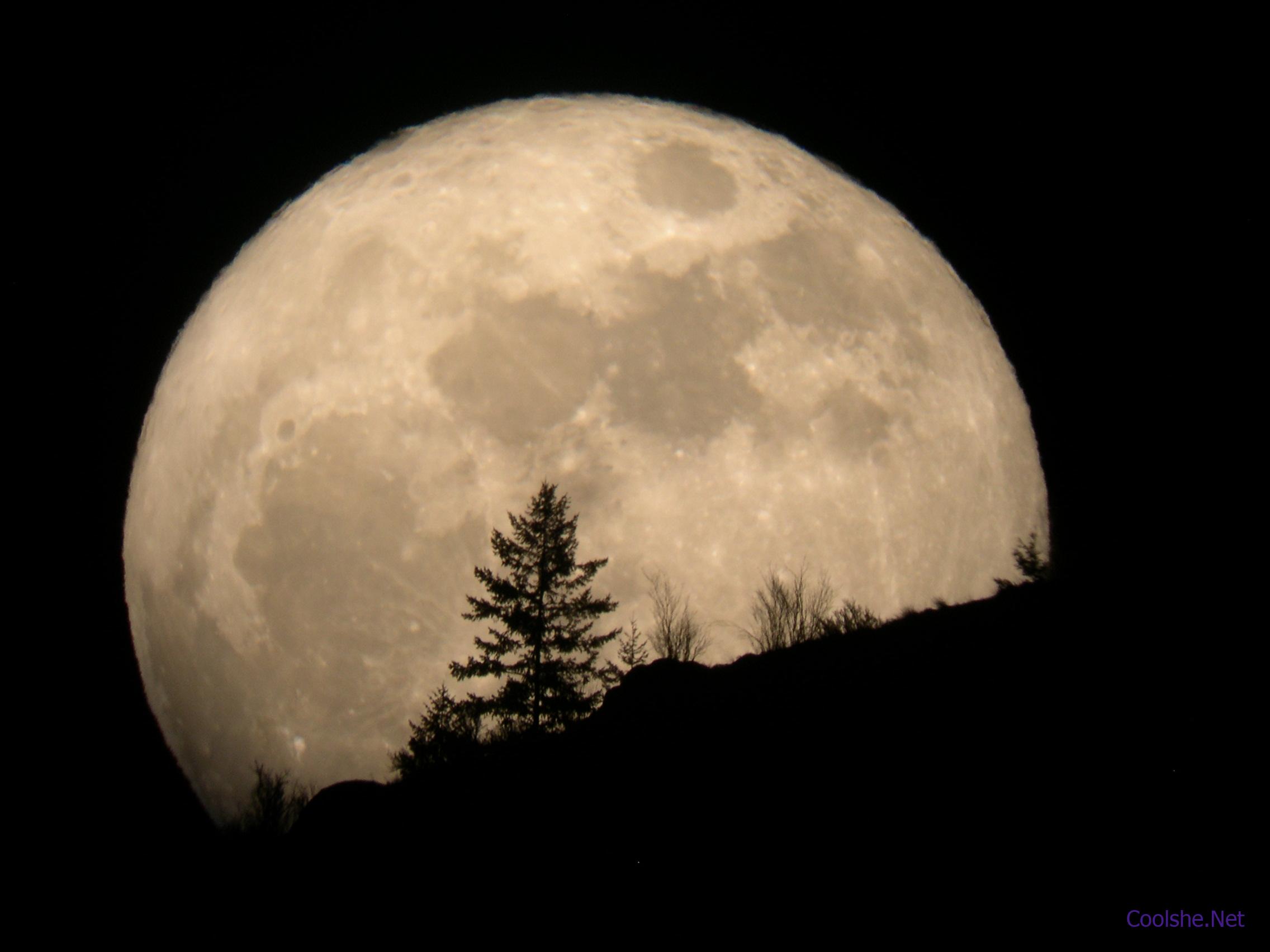 والليل كلام عن القمر كلام جميل