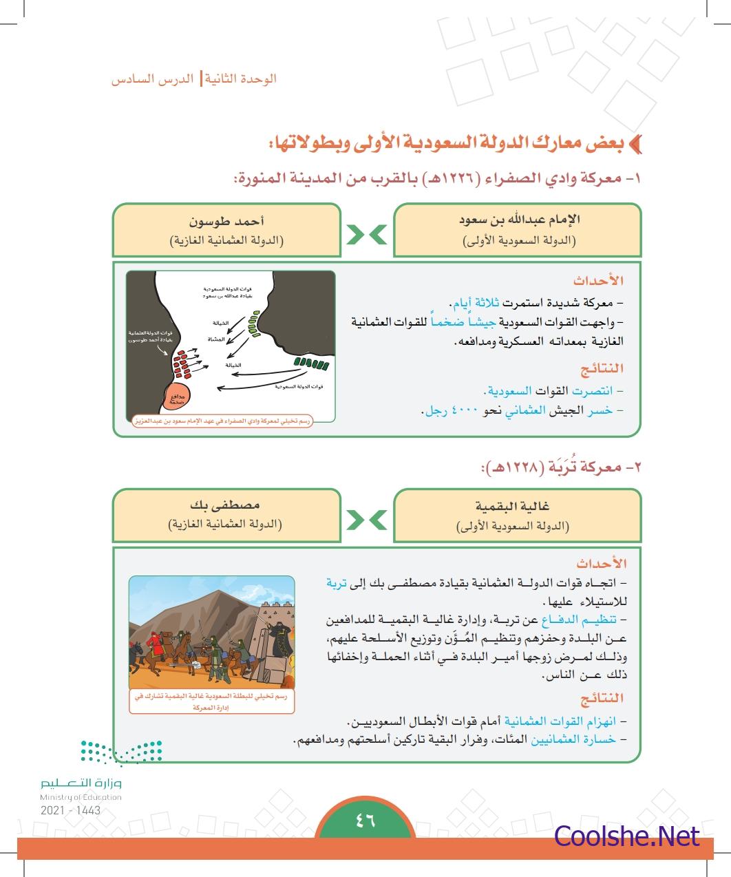 أبرز أحداث معركة تربة إظهار غالية البقمية وفاة زوجها أثناء الغزو العثماني